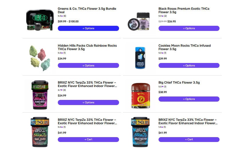 THCA Flower product collection