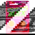 The Shrumfuzed MAX Nootropic Mushroom Gummies 2pc packaging highlights two potent gummies totaling 3200mg in vibrant red, featuring Double dose compared to normal Shrumfuzed and stating Must be 21+ to enjoy. Does not contain psilocybin, cannabinoids, or nootropics.