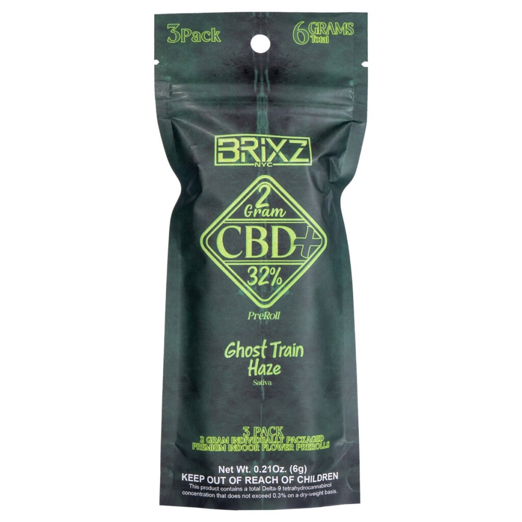 BRIXZ CBD+ Pre-Roll 2g 3pk Blue Widow