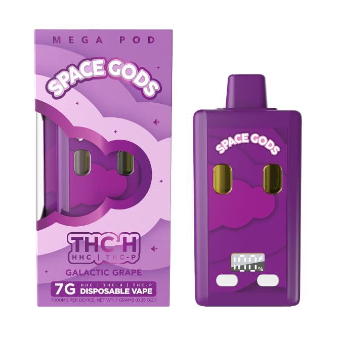 Space Gods Mega Pod Disposable 7g Galactic Grape