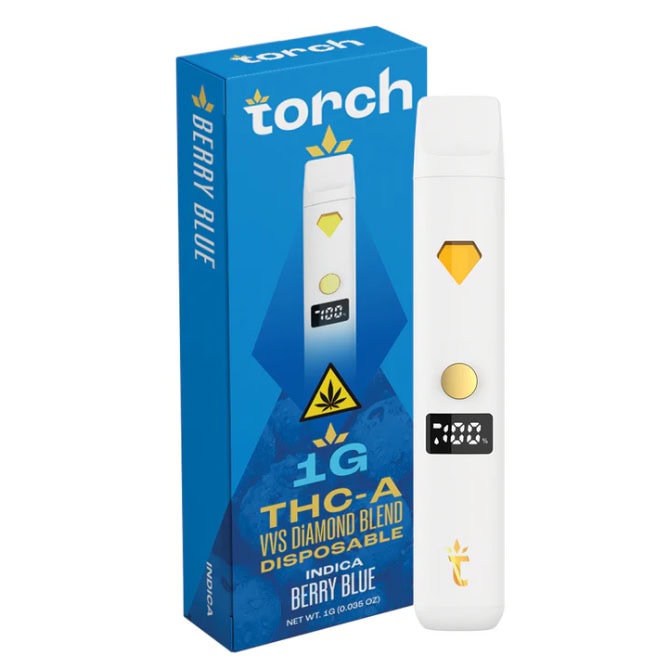 Torch THCa VVS Diamond Disposable Vape 1g Berry Blue
