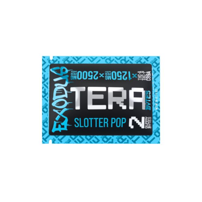 Exodus Tera Bytes Gummies 2500mg 2pc Slotter Pop