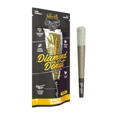 Hidden Hills x Diamond boyz Diamond Donut 2.2g Lemon Slushie (Sativa)
