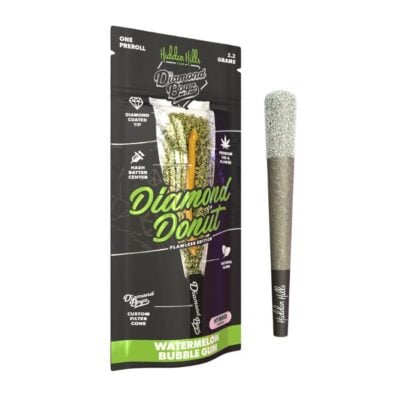 Hidden Hills x Diamond boyz Diamond Donut 2.2g Watermelon Bubble Gum (Hybrid)