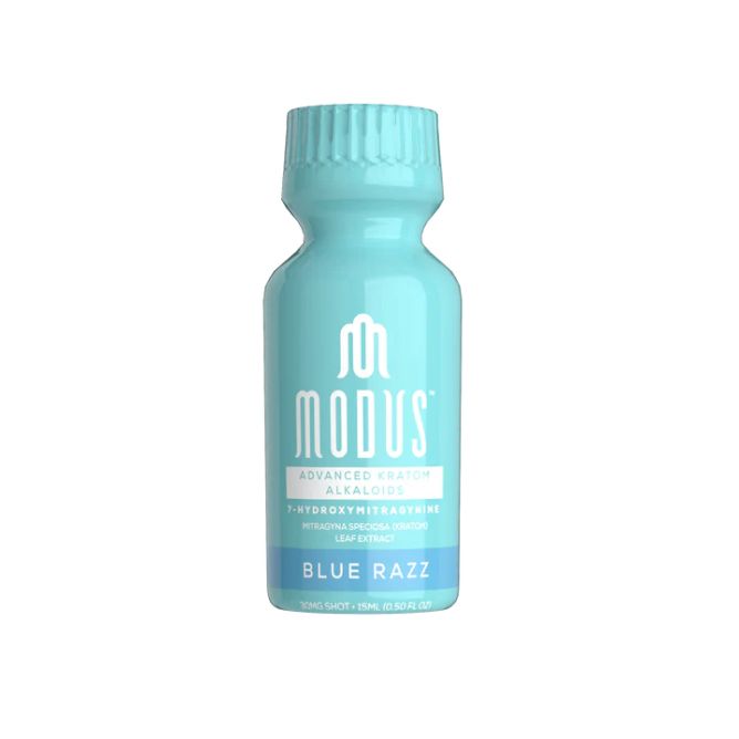 Modus 7 Hydroxy Kratom Shots 30mg 15ml Blue Razz