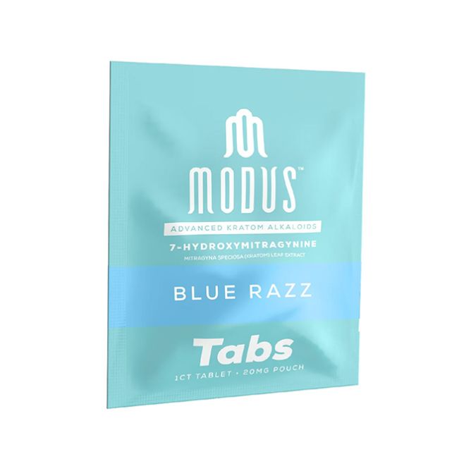 Modus 7 Hydroxy Kratom Tablets 20mg 1pc Blue Razz