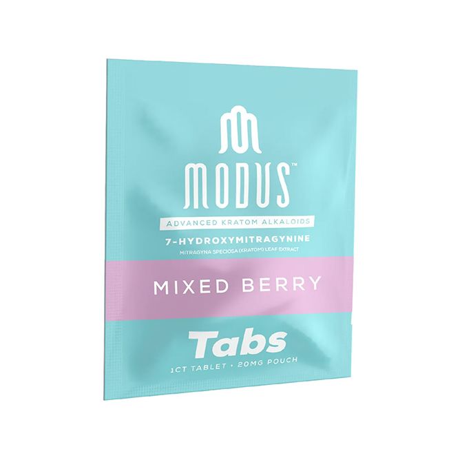 Modus 7 Hydroxy Kratom Tablets 20mg 1pc Mixed Berries