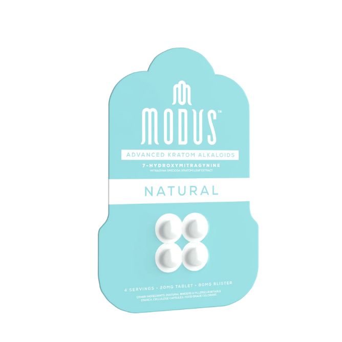 Modus 7 Hydroxy Kratom Tablets 20mg 4pc Natural
