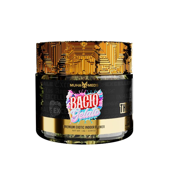 Muha Meds Premium THCa Flower Jar 4g Bacio Gelato