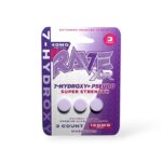 Rave Kratom 7-Hydroxy XR Tablets, 7H + PSEUDO, 3ct, PURPLE