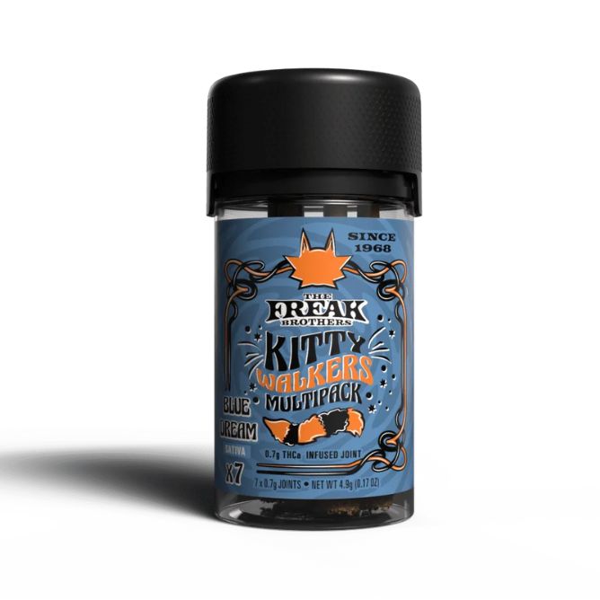 The Freak Brothers Kitty Walkers Pre-Rolls 4.9g 7pc Blue Dream