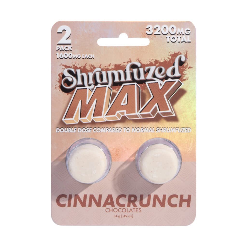 Shrumfuzed MAX Nootropic Mushroom Gummies 2pc CinnaCrunch