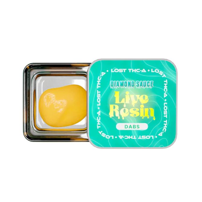 Lost THC THCa Live Resin Diamond Sauce 3g Alaskan Thunderf*ck