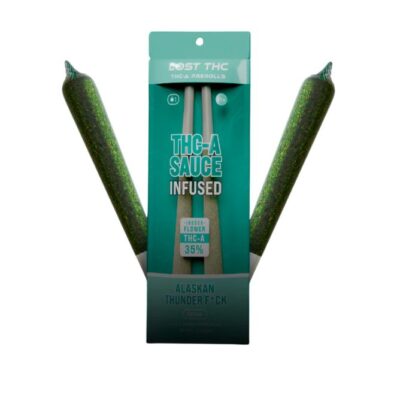 Lost THC THCa Sauce Pre-Rolls 2 x 1.5g Alaskan Thunderf-ck (Sativa)