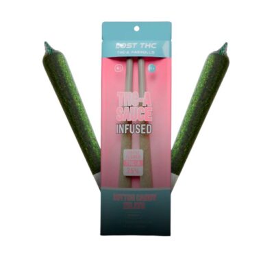 Lost THC THCa Sauce Pre-Rolls 2 x 1.5g Cotton Candy Zelato (Hybrid)