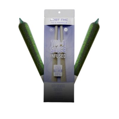 Lost THC THCa Sauce Pre-Rolls 2 x 1.5g Off White Runtz (Hybrid)