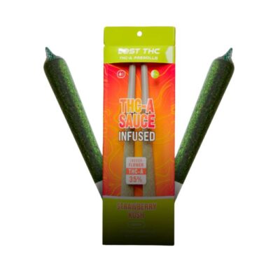 Lost THC THCa Sauce Pre-Rolls 2 x 1.5g Strawberry Kush (Sativa)
