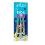 Lost THC THCa VVS Sugar Diamond Infused Pre-Rolls 3pc Bloo Dream (Sativa)