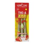 Lost THC THCa VVS Sugar Diamond Infused Pre-Rolls 3pc Strawberry Haze (Sativa)