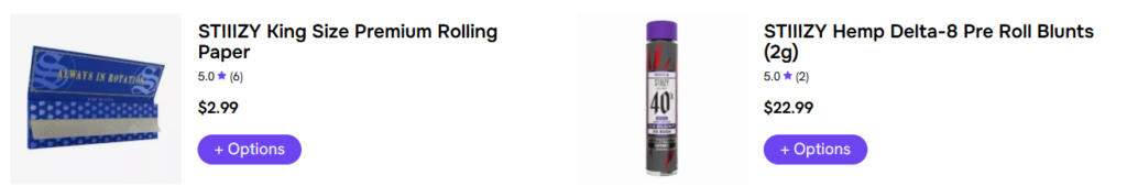 On sale stiiizy vape products