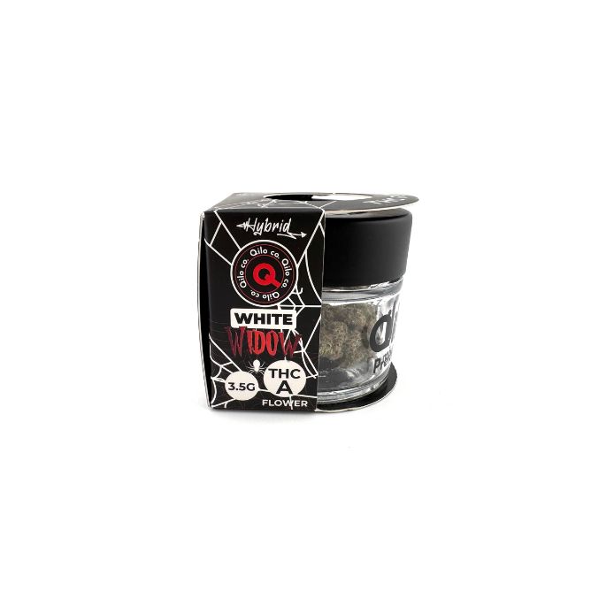 Qilo Premium THCa Flower 3.5g White Widow (Hybrid)