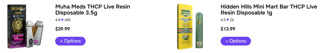 THCP products on sale online