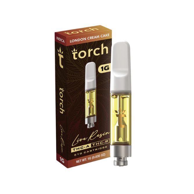 Torch THCa Live Resin Cartridge 1g London Cream Cake