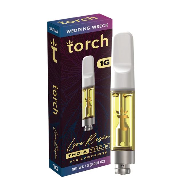 Torch THCa Live Resin Cartridge 1g Wedding Wreck Sativa