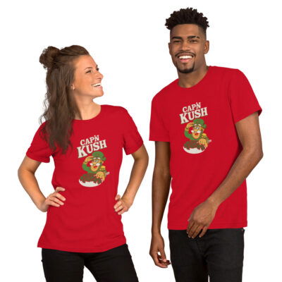 Unisex T-shirt Cap'n Kush Red