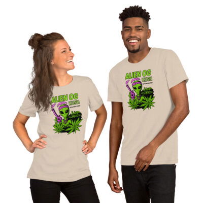 Unisex T-shirt Alien OG Kush Soft Cream