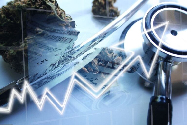 A picture depicting the future value of cannabis-related stocks, especially in the medical sector