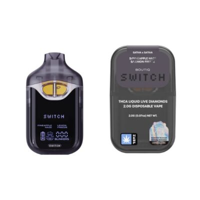 Boutiq Switch Liquid Diamond Disposable 2g - Pineapple Haze (S) x Lemon Freeze (S)