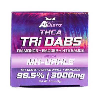 Dazed Ai Blenz THCa Tri-Dabs 3g