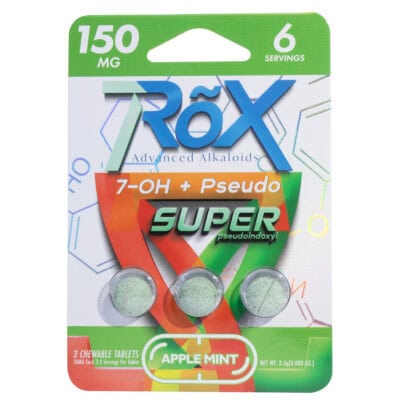 7RõX 7Hydroxy + Pseudo Tablets 50mg 3pc - Apple Mint