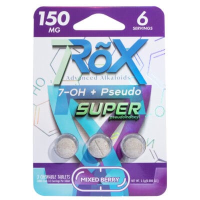 7RõX 7Hydroxy + Pseudo Tablets 50mg 3pc - Mixed Berry