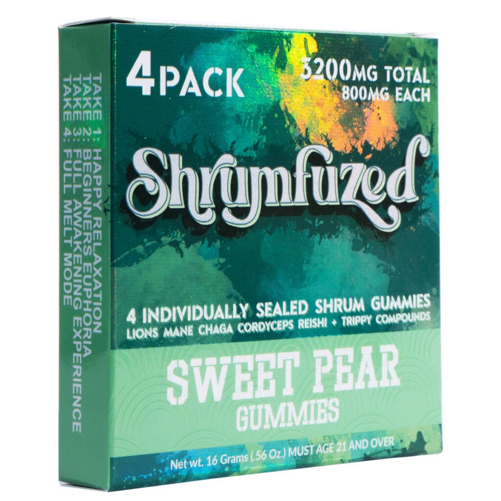 Shrumfuzed Nootropic Mushroom Gummies 4pc - Sweet Pear