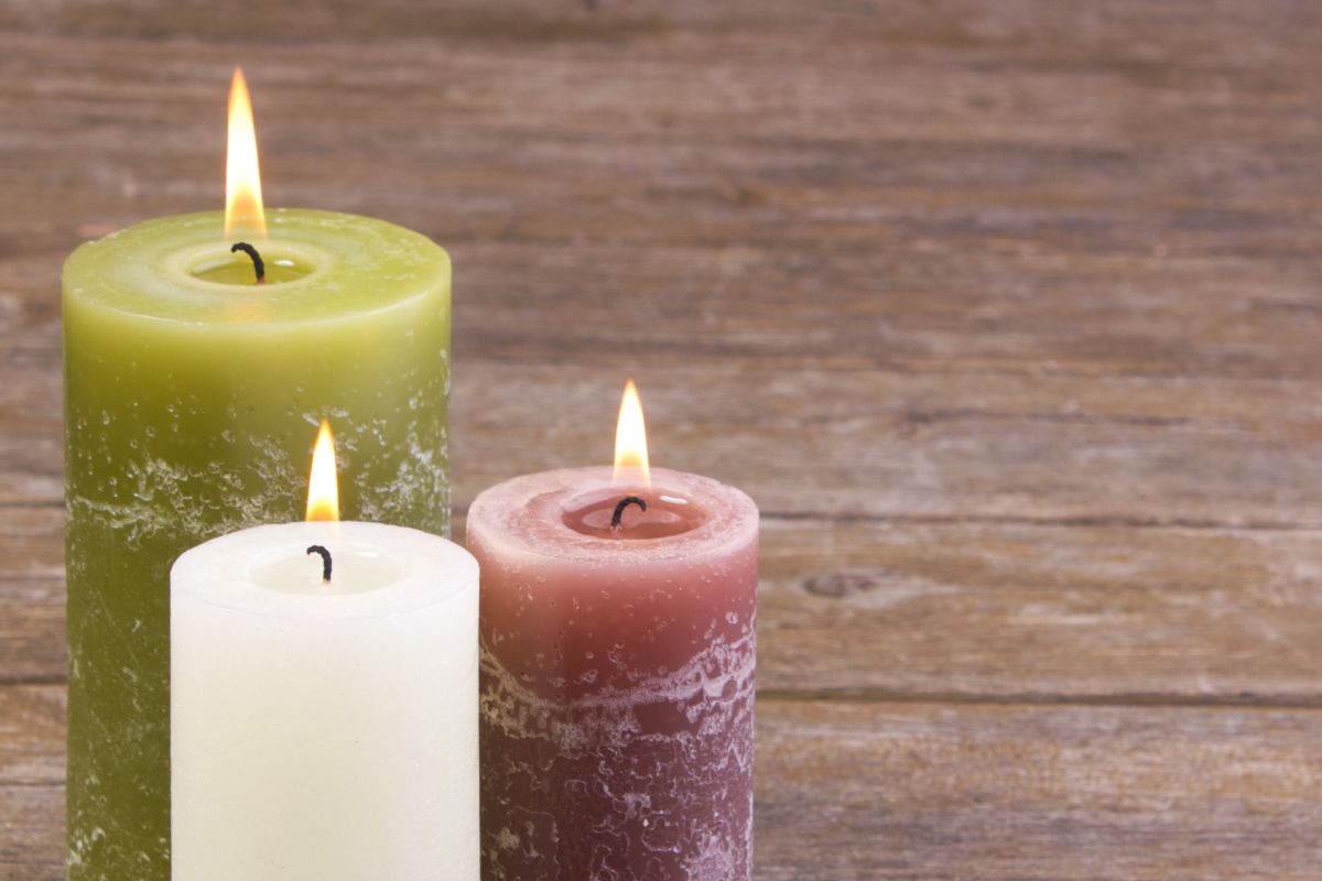 Different cannabis candles shown in the image