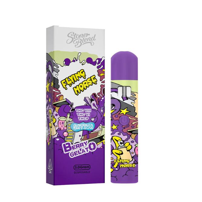 Flying Horse Stoner Blend NEW Disposables 3g Berry Gelato