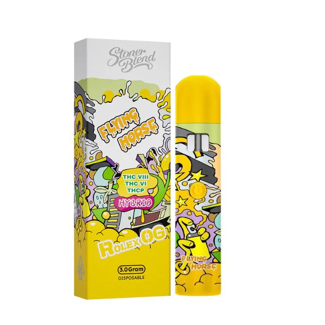 Flying Horse Stoner Blend NEW Disposables 3g Rolex OG