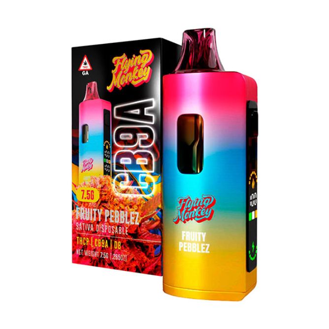 Fruity Pebblez (Sativa) Flying Monkey Purest THCa Blend Disposable 7.5g