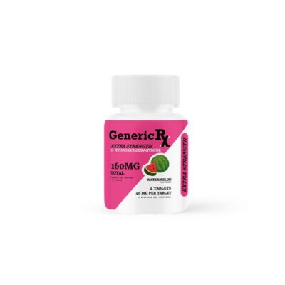 GenericRX 7Hydroxy Extra Strength Tablets 160mg 4pc Watermelon
