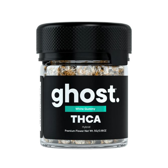 Ghost Premium THCa Flower 5g White Gummy (Hybrid)
