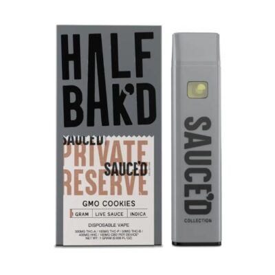 Half Bak'd Sauce'd Private Reserve Disposable 1g GMO Cookies (Indica)