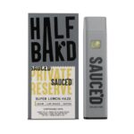 Half Bak'd Sauce'd Private Reserve Disposable 1g Super Lemon Haze (Sativa)