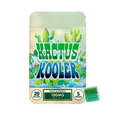 Hidden Hills Pack A Punch THCP Gummies 5pk 100mg Kaktus Kooler (Hybrid)