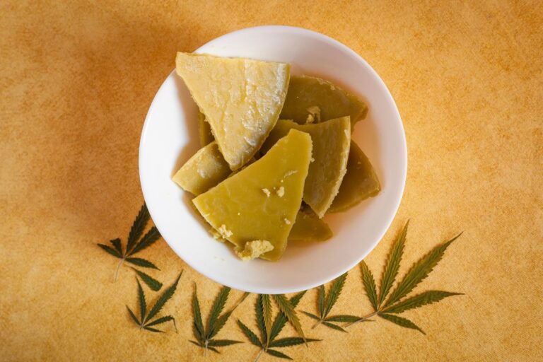 Home made cannabis butter shown in the image