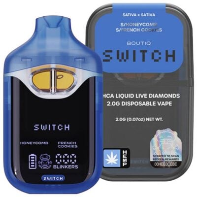 Honeycomb (S) x French Cookies (S) - Boutiq Switch Liquid Diamond Disposable 2g