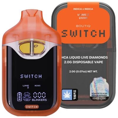 Lime Z (I) x Kiwi (I) - Boutiq Switch Liquid Diamond Disposable 2g