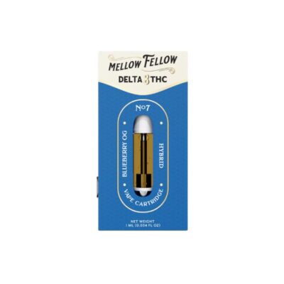 Mellow Fellow Delta 8 Cartridges 1g Blueberry OG (Hybrid)