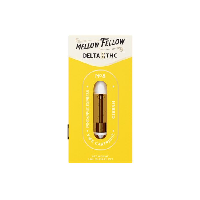 Mellow Fellow Delta 8 Cartridges 1g Pineapple Express (Hybrid)